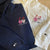 Donut and Coffee Custom Roman Numeral Matching Embroidered Hoodies For Couples - Perfect for Cozy Couples Gifts