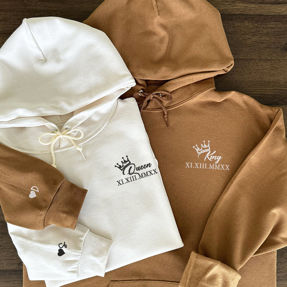Custom king and queen hoodies 2025